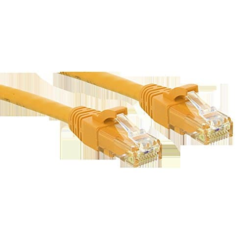 Image of LINDY 30m Cat.6 U/UTP Ethernet Cable, Yellow