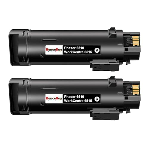 Image of HenceBuy Compatible 6515 6510 Toner Cartridge Black 5500 Pages for Xerox WorkCentre 6515 6515DN 6515DNI 6515DNM 6515N Phaser 6510 6510DN 6510DNI 6510DNM 6510N Printer 106R03480 (2BK)