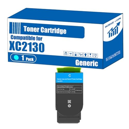 Image of Compatible for Lexmark XC2130 Toner Cartridge XC2130 XC2132 Printers, High Yield 6000 Pages, Accurate Imaging Rich Colors (1 Pack Cyan)