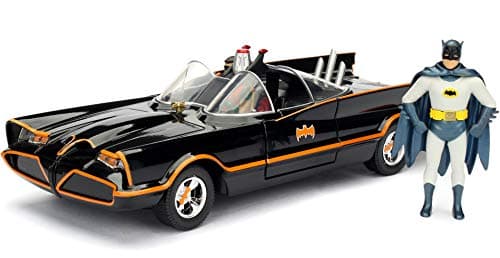 Image of Jada 1:24 1966 Batmobile w/Batman and Robin - JA98259