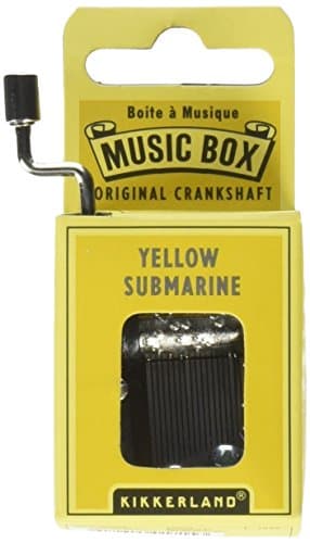 Image of KIKKERLAND Yellow Submarine Crank Music Box