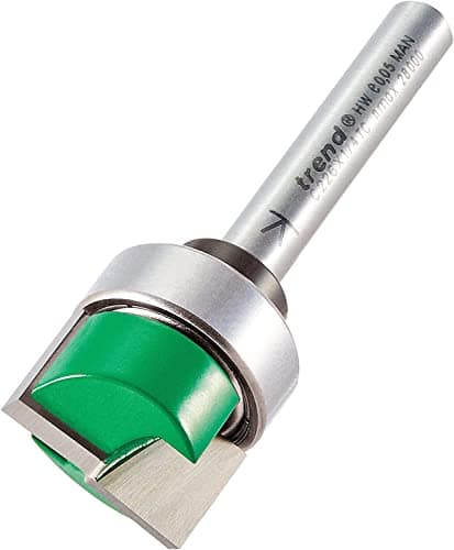 Image of Trend CraftPro Straight Two Flute Router Cutter, 1/4 Inch Shank, 19.1mm Cut Diameter, 11.1mm Cut Length, Tungsten Carbide Tipped, C226X1/4TC