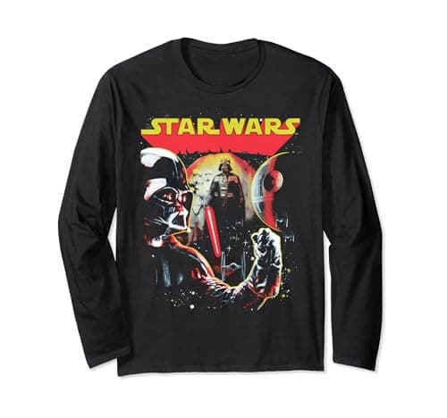Image of Star Wars Darth Vader Collage Of Views Long Sleeve T-Shirt
