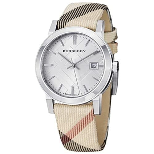 Image of Burberry Heritage Womens Analogue Quartz Watch with Nylon Bracelet BU9022