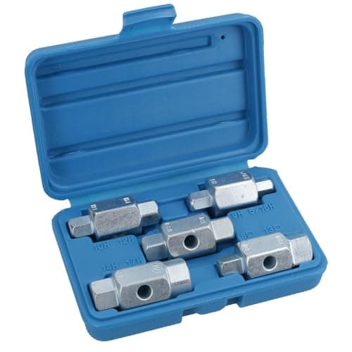 Image of AB Tools Drain Sump Plug Key Tool Set Axles Gear Box Car Repair Oil Change TE168