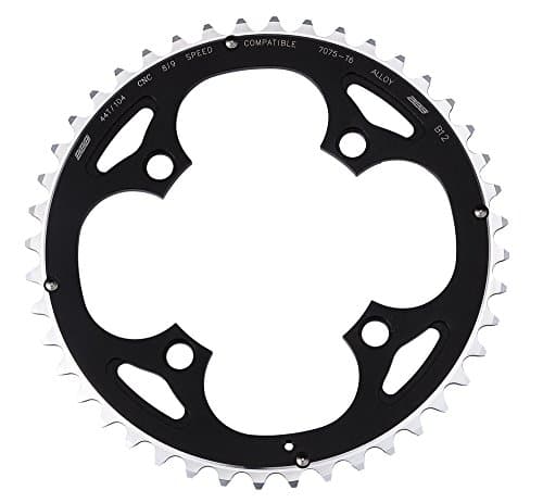 Image of BBB BCR-07 Round About 4 Chain Ring - Black-Silver, 44T/104mm