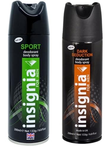 Image of Insígniā - Sport & Dark Seduction - Deodorant Body Spray - For Men | 200mL+200mL [BUNDLE]