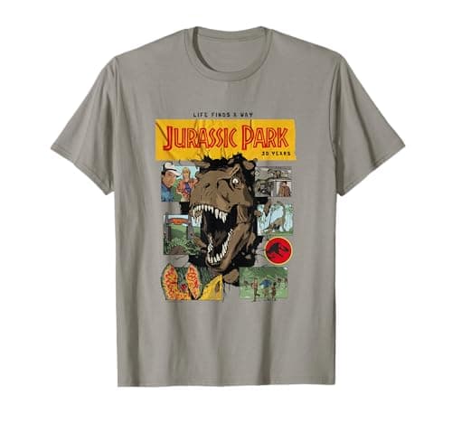 Image of Jurassic Park 30th Anniversary Life Finds a Way T-Shirt