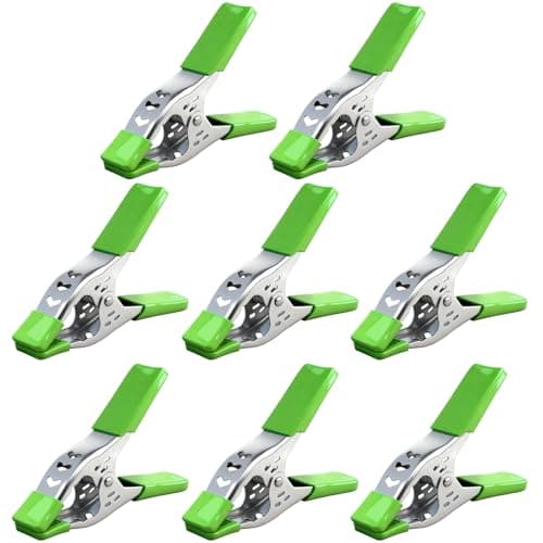 Image of SWANLAKE 8-Piece 6-inch Spring Clamp, Heavy Duty Spring Metal Spring Clamps, 2.5-inch Jaw Opening