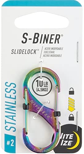 Image of Nite Ize S-Biner SlideLock Stainless Steel #2 - Spectrum