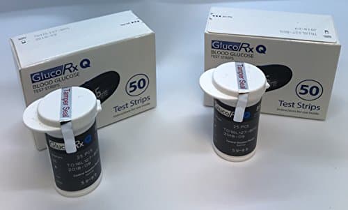 Image of GlucoRX Q Test Strips - 2 Packs of 50