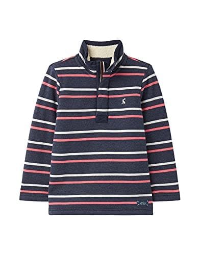 Image of Joules Boy's Winter Dale (Toddler/Little Kids/Big Kids) Navy Marl Stripe 5 (Little Kids)
