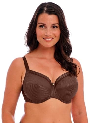 Image of Fantasie Fusion Full Cup Side Support Bra Coffee Roast Brown 32FF