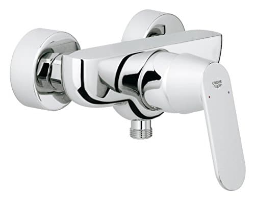 Image of GROHE Eurosmart Cosmopolitan Single-Lever Shower Mixer, Wall-Mounted, Water-Saving Tap Chrome Finish 32838000