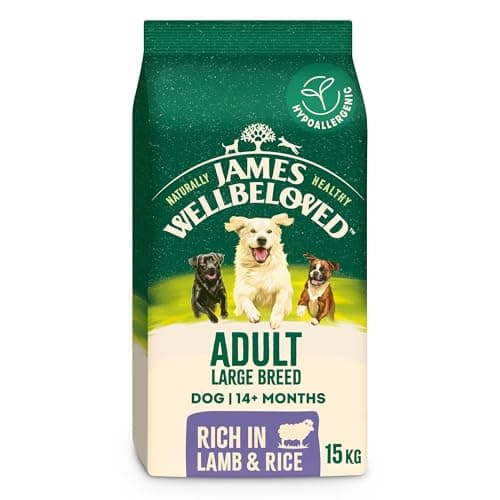 Image of James Wellbeloved Dog Adult Hypoallergenic Dry Food Large Breed Lamb and Rice 15 kg