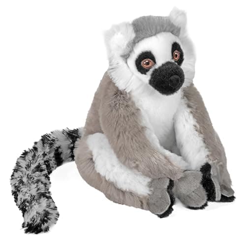 Image of Wild Republic Ring Tailed Lemur Plush, Stuffed Animal, Plush Toy, Gifts for Kids, Cuddlekins 8 Inches