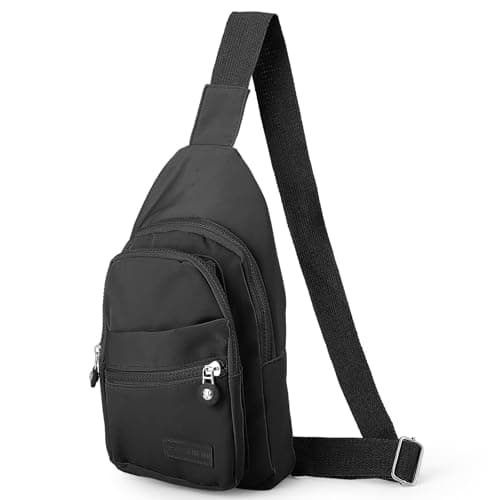 Image of Zuimei Sling Bag Chest Bag for Women Men Waterproof Shoulder Bag Anti Theft Crossbody Bag, One Strap Small Backpack Lightweight Small Rucksack for Travel Hiking