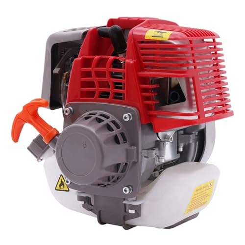 Image of 31CC Petrol Engine 4 Stroke Engine 6500RPM Engine Bike Kit Pull Start Single Cylinder Gasoline Engine Air Cooling Fuel Tank 0.9L for Industrial Agricultural Lawn Mowers Water Pumps