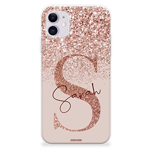 Image of CaseStone Personalised Phone Cases fit Apple iPhone – Custom Design Made in UK Clear Soft Silicone Case Cover – Great Gifts for Birthday, Christmas (iPhone 5, 03)