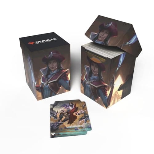 Image of Ultra Pro - Outlaws of Thunder Junction 100+ Deck Box® Ft. Stella Lee for Magic: The Gathering, TCG collectible gaming accessory protective card deck holder