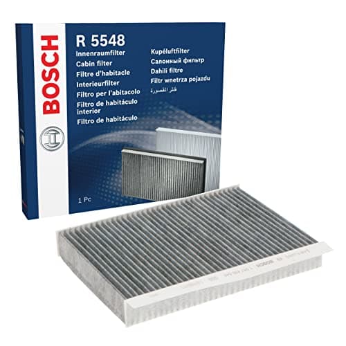 Image of Bosch R5548 Activated Carbon Cabin Filter, Replacement Filter - Against Unpleasant Smells, Pollen and Dust for Cleaner Air Inside the Vehicle