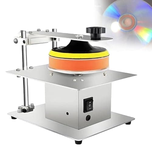 Image of Semi-Automatic Disc Polishing Machine for DVD/VCD Scratch Repair and Data Recovery, 200W Power