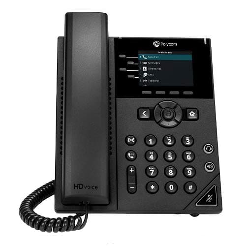Image of Polycom VVX 250 Business IP Desk Phone with Color Display - Four Lines