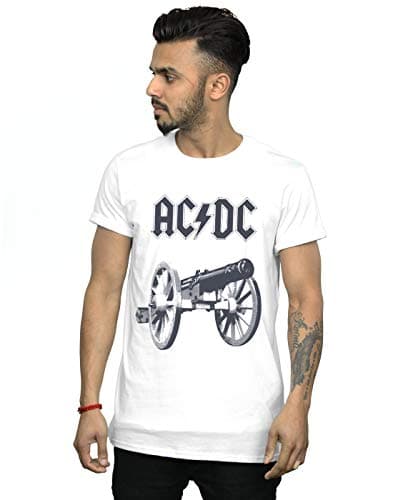 Image of AC/DC Men's for Those About to Rock T-Shirt White X-Large