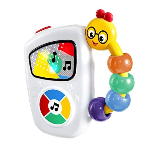 Image of Baby Einstein, Take Along Tunes Musical Toy, Interactive Baby Toy with Lights & 10 melodies, Bead Chaser, Early Development, Volume Control, Ages 3 months +