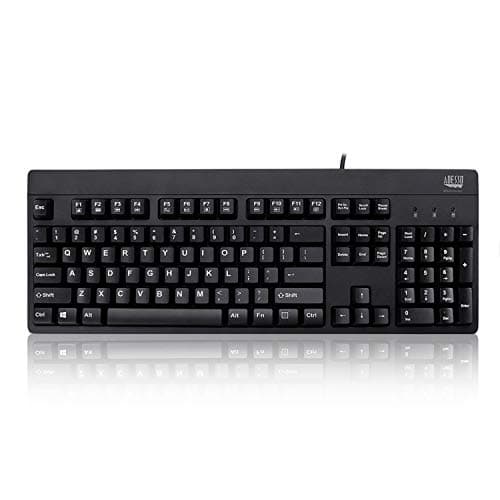 Image of Adesso Easy touch 630Ub, Antimicrobial Waterproof Keyboard (AKB-630UB),Black