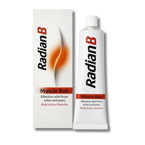 Image of Radian B Muscle Rub 40g, Multi-Action Painkiller, Effective Relief From Aches and Pains Including Muscle Stiffness, Joint Pain, Bruising and Sprains