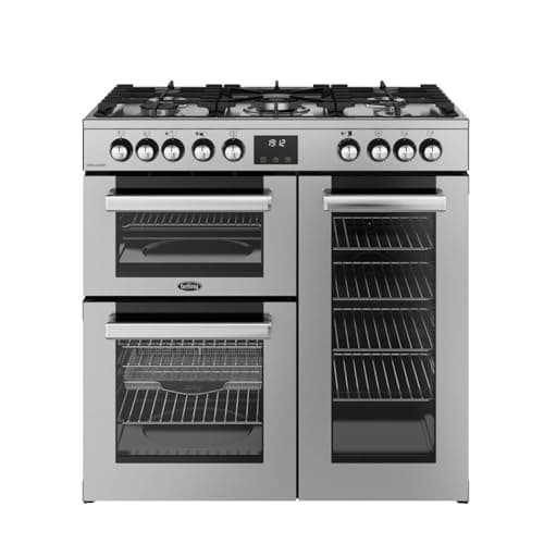 Image of Belling Cookcentre 90cm Dual Fuel Range Cooker - Stainless