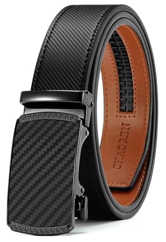 Image of CHAOREN Belts for Men - Ratchet Leather Mens Belt 1 3/8" for Jeans - Fits Everywhere
