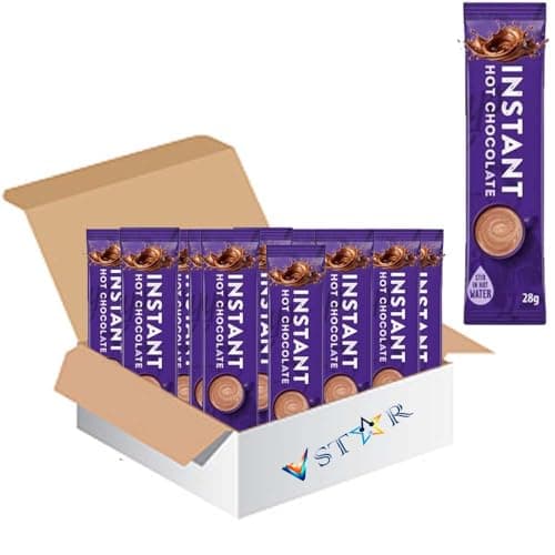 Image of Instant Hot Chocolate Sachets – 28g | Creamy & Delicious Hot Cocoa Drink (Pack of 30)