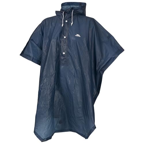 Image of Trespass Canopy Rain Poncho Water Resistant Festival Cape with Hood