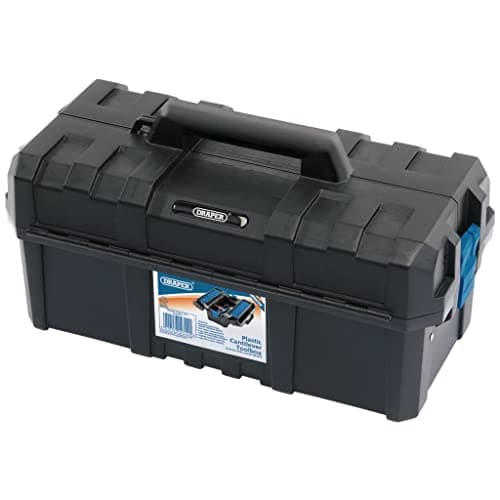 Image of Draper 14709 Cantilever Tool Box, Black, 454 mm