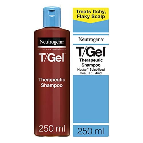 Image of Neutrogena T/Gel Therapeutic Shampoo (1x 250ml), Medicated Anti-Dandruff Shampoo For Flaky, Itchy Scalp and Treatment of Scalp Psoriasis, Seborrheic Dermatitis and Dandruff