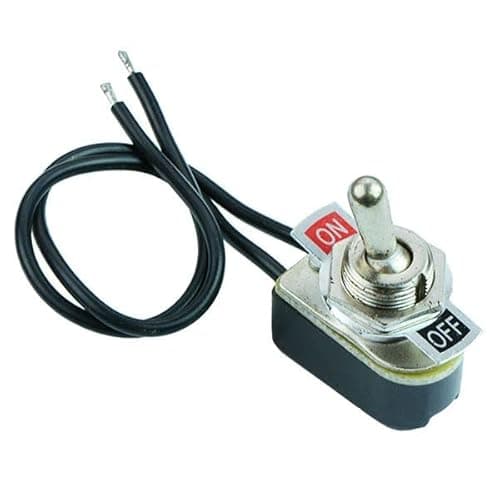 Image of On-Off Prewired Toggle Switch SPST 6A Hobby DIY Electronics Electrical