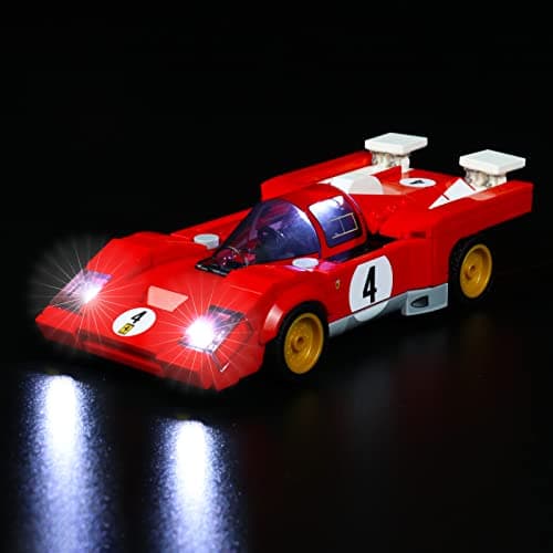 Image of LocoLee Led Light Set for Ferrari 512 M - Not Include Lego, Decoration Light Kit for Ferrari 512 M, Collectible Creative Gift