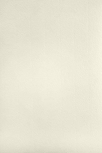 Image of Netuno 50 Laid Ivory Paper A4 297 x 210 mm 8.3 x 11.7 in 120gsm Aster Laid Ivory Elegant Ribbed Paper Textured Decorative Cardboard for certificates Weddings Invitations Anniversaries Diplomas