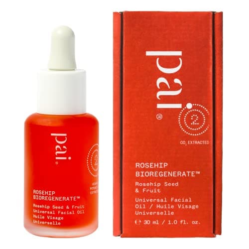 Image of Pai Skincare Rosehip Bioregenerate Face Oil 30ml, for All Skin Types, Brightening Facial Oil with Rosehip Oil for Face, Targets Dark Spots, Dehydration & Signs of Ageing, Vegan & Cruelty-Free