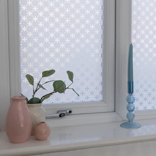 Image of 67.5cm x 1.5m dc fix ALLY static cling vinyl window privacy film (338-8139) (1, 67.5cm x 1.5m)
