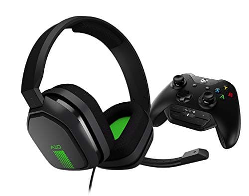 Image of ASTRO Gaming A10 Wired Gaming Headset + Controller-Mounted MixAmp M60, ASTRO Audio, Dolby ATMOS, Game:Voice Balance Control for Xbox Series X|S, Xbox One - Grey/Green