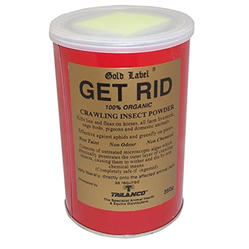 Image of Gold Label 'Get Rid' Lice and Flea Powder, 350g - A totally naturally and organic lice and flea powder for horses
