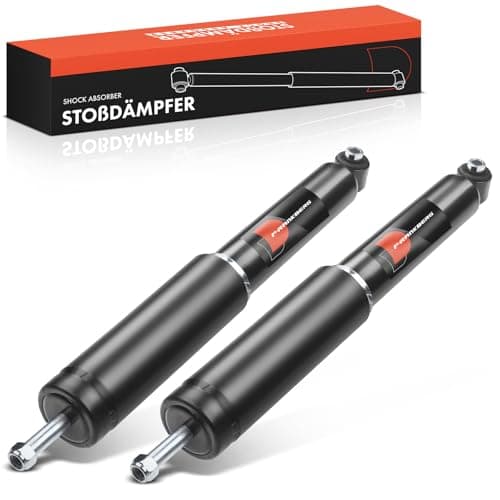 Image of Frankberg 2x Shock Absorber Strut Rear Left Right 405mm Gas pressure Compatible with E-Class T-Model S211 Replace# 312383,344488