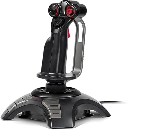 Image of Speedlink PHANTOM HAWK Flight Stick - joystick for PC/computer, controller for simulator games, USB, black