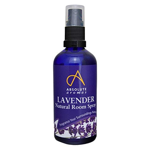 Image of Absolute Aromas | Natural Lavender Room Spray with Pure Lavender Essential Oil - A Light, Crisp and Calming Aroma - 100% Pure, Natural, Vegan, Undiluted and Cruelty-Free, 100ml