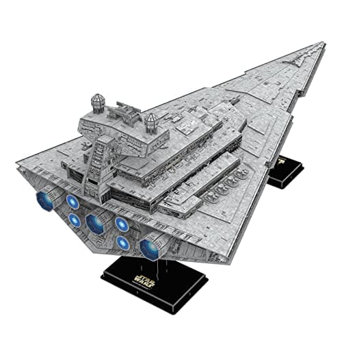 Image of University Games Star Wars Imperial Star Destroyer Model Kit, Grey