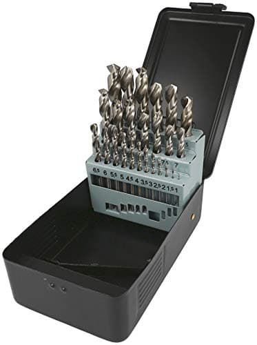 Image of Heller Tools 900 HSS-G metal drill bits, set 25 pieces, diameter 1-13 mm, HSS drill set metal 1-13 mm, professional, metal drill set, metal drill set, steel drill set, cordless screwdriver