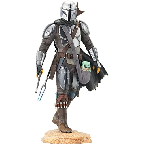 Image of Gentle Giant - Star Wars The Mandalorian with Child Premier Collection Statue Diamond